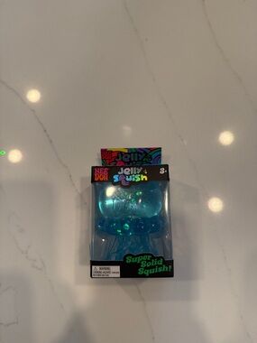 Jelly Squish Super Solid Squish! Blue Jellyfish Toy